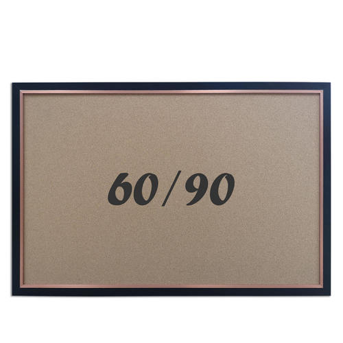 לוח שעם עם מסגרת שחורה מידה 60x90 ס"מ