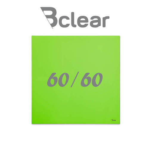 לוח זכוכית מחיק מגנטי מיני ירוק 60×60 ס"מ – Bclear Mini