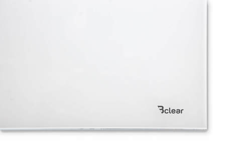 לוח מחיק זכוכית מגנטי צבע לבן 60x60 ס"מ מסדרת Bclear mini תמונה ללא מידות