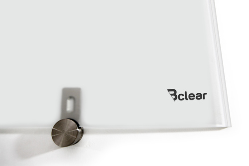 לוח זכוכית מחיק שקוף 180×100 ס"מ – Bclear