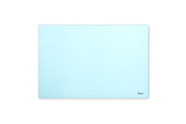 לוח זכוכית מחיק מגנטי מיני תכלת 60×40 ס"מ – Bclear Mini