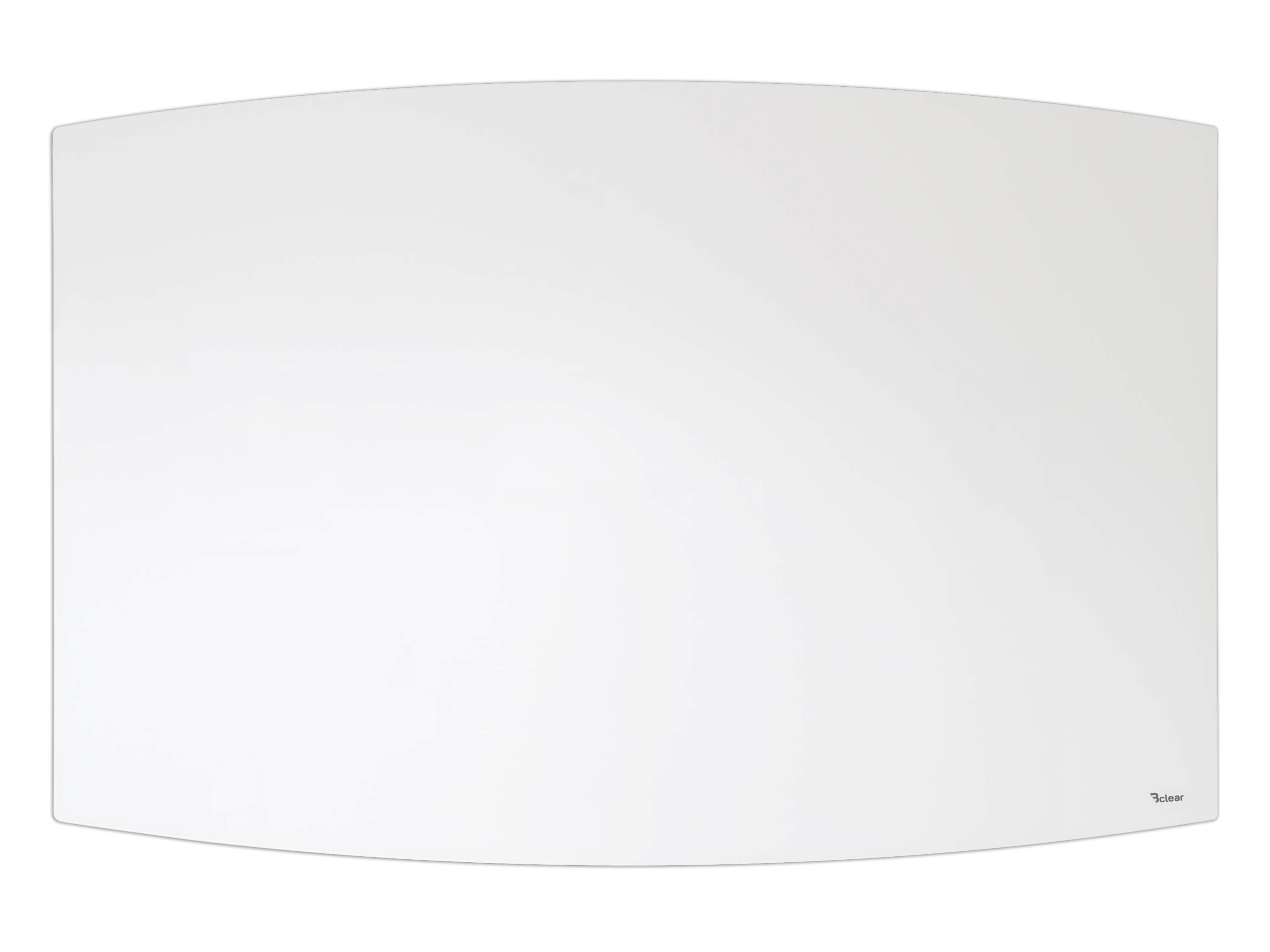 לוח זכוכית מחיק מגנטי Bclear Shape Premium לבן 120×100 ס"מ