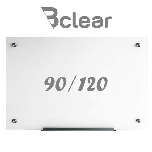 לוח זכוכית מחיק מגנטי 90x120 ס''מ - Bclear