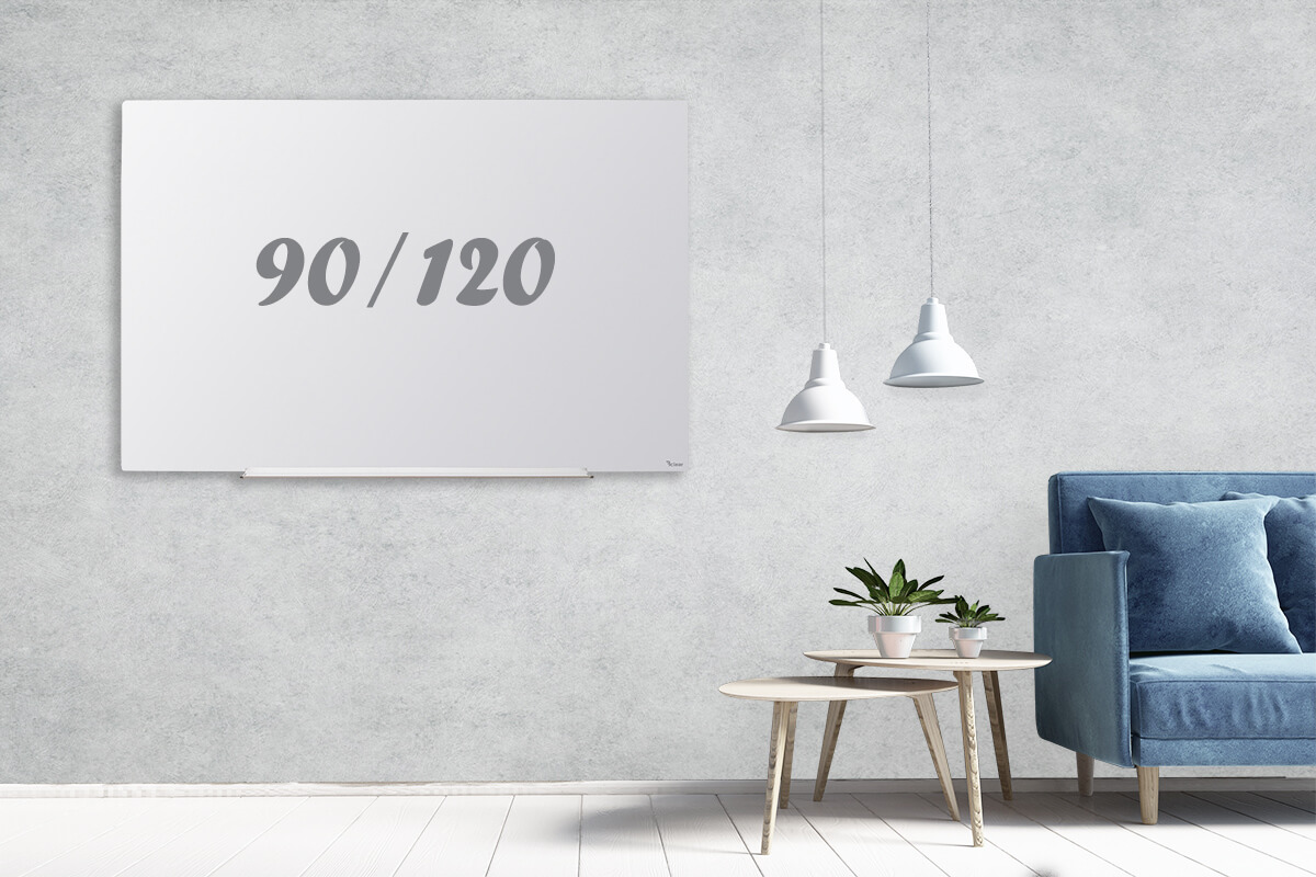 לוח זכוכית תליה נסתרת 90/120