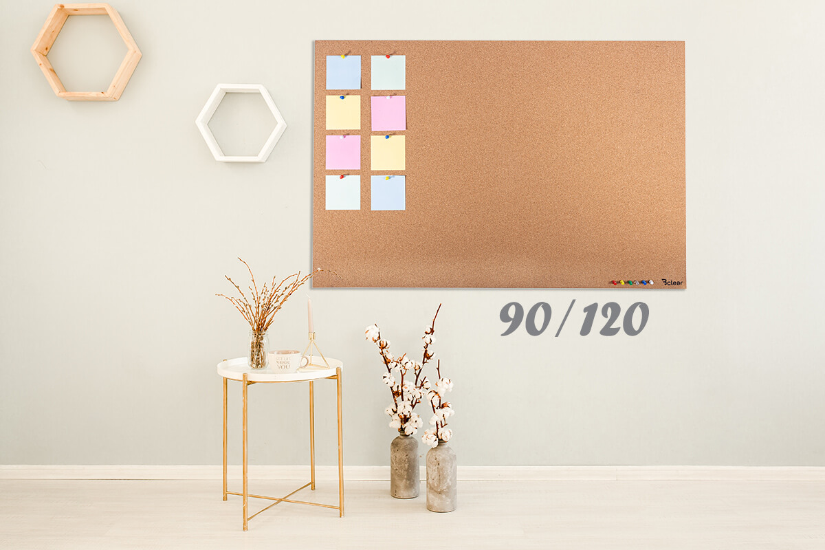 לוח שעם חום בהיר עם התקנה נסתרת 90.120